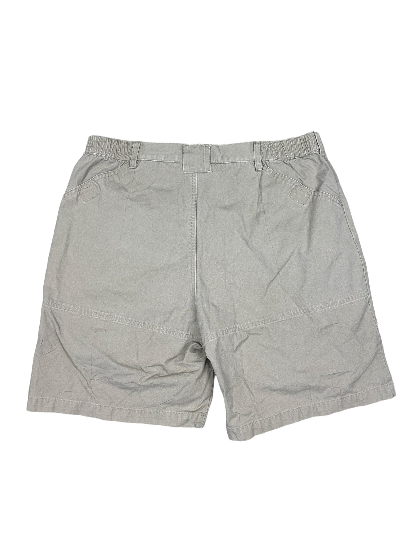 Vintage Calebas Beige Work Wear Carpenters Casual Style Cargo Shorts Size 35W