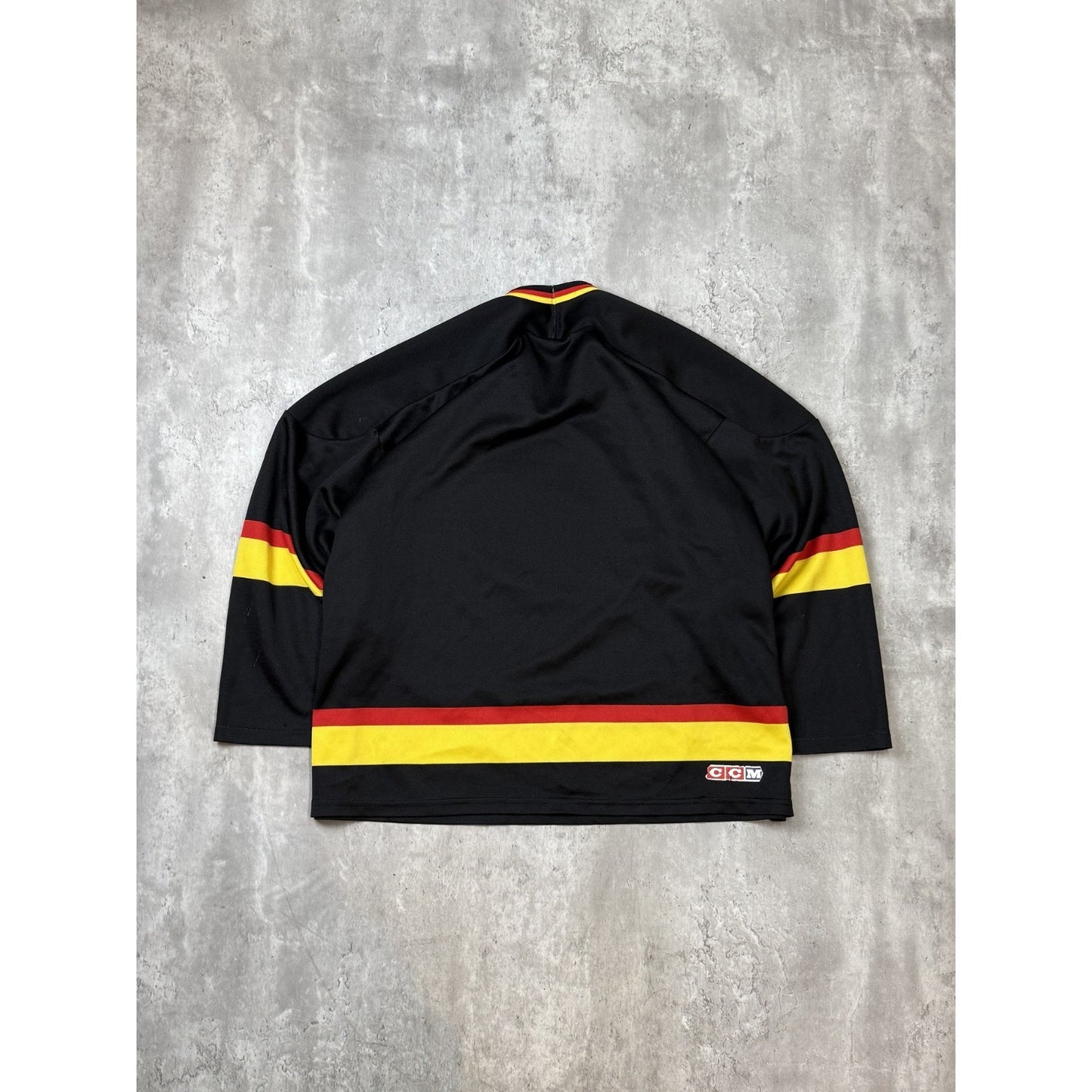 Vintage 90s Vancouver Canucks NHL Stitch CCM Maska Hockey Jersey Size XXL