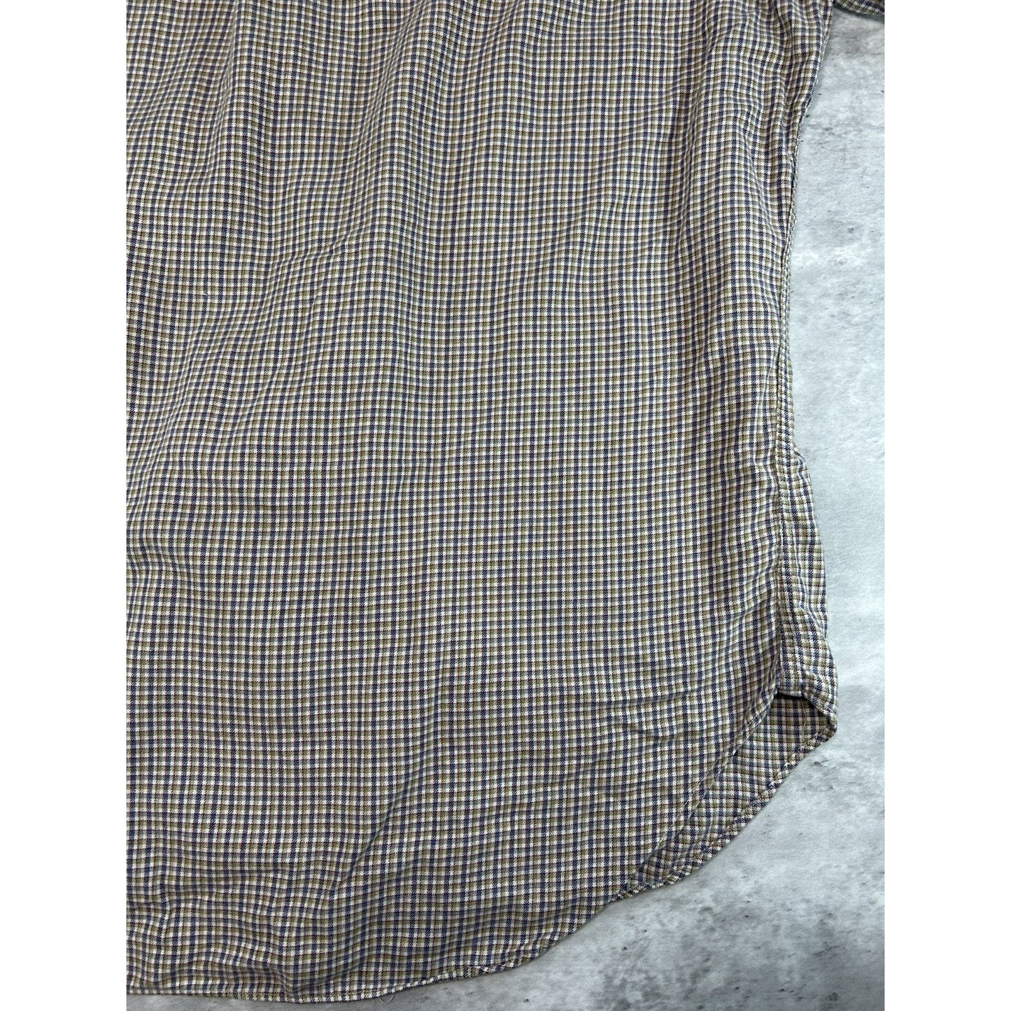 Vintage Polo Ralph Lauren Plaid Print Long Sleeve Button Up Shirt Size XL