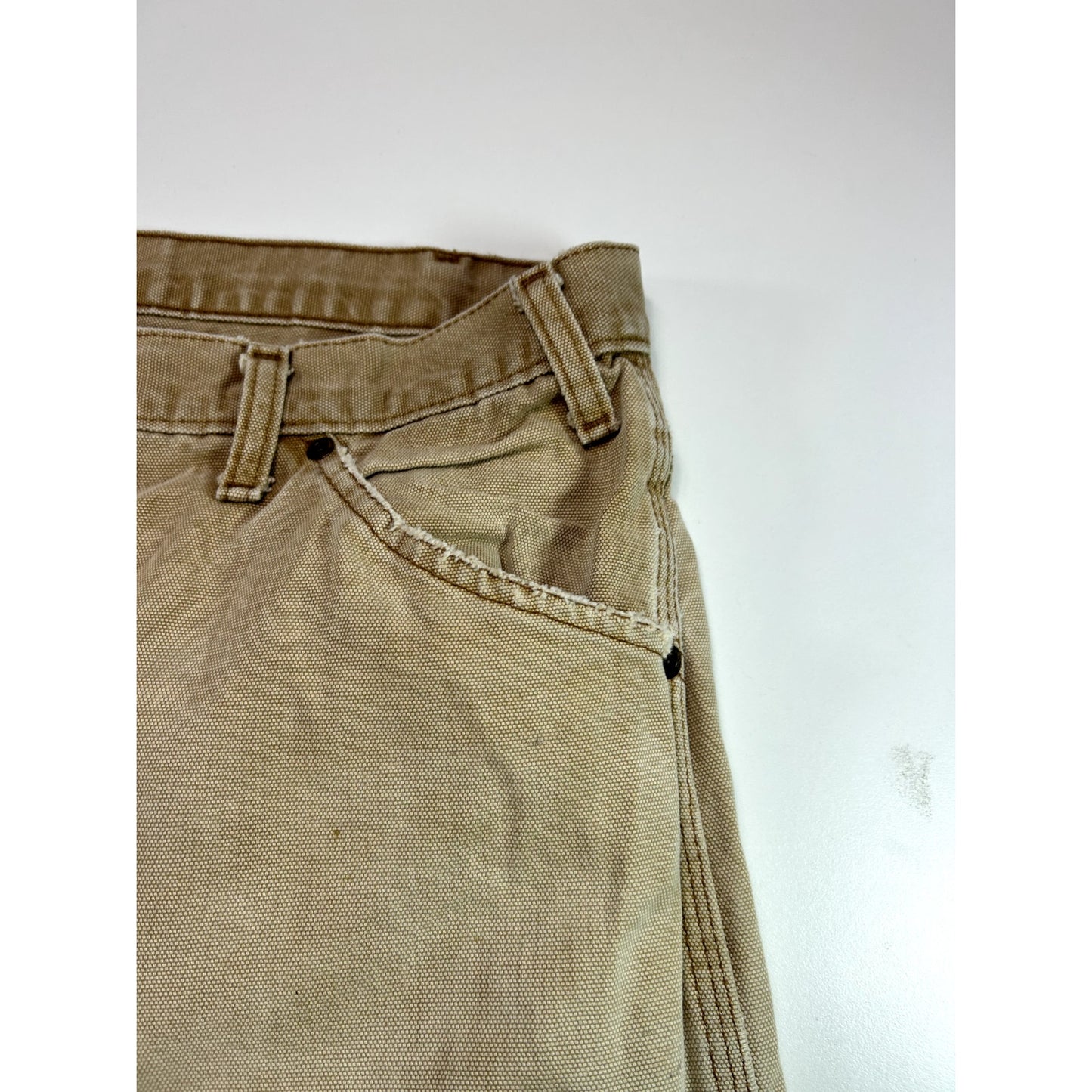 Vintage Dickies Faded Canvas Workwear Pants Size 37 Beige