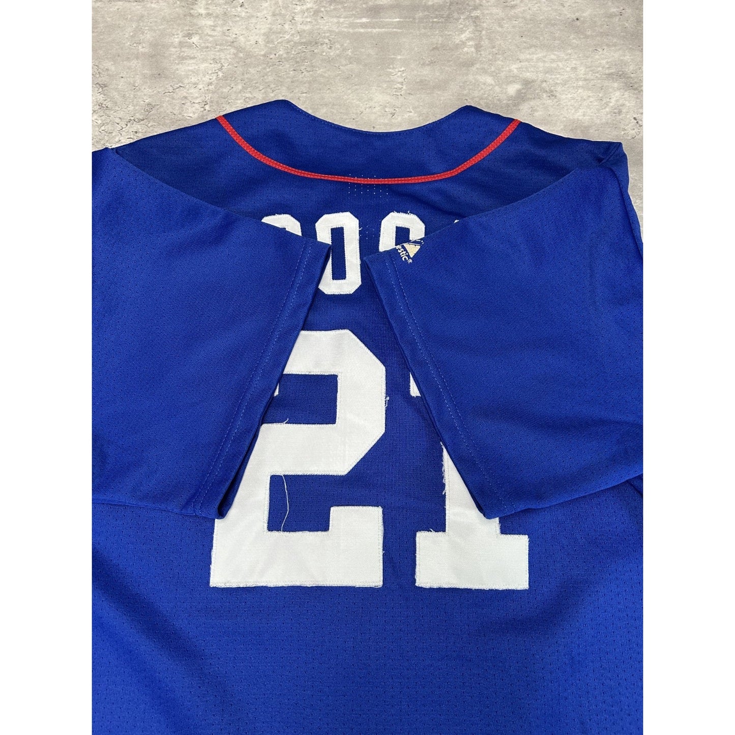 Vintage Sammy Sosa #21 Chicago Cubs MLB Stitched Majestic Jersey Size 2XL Blue