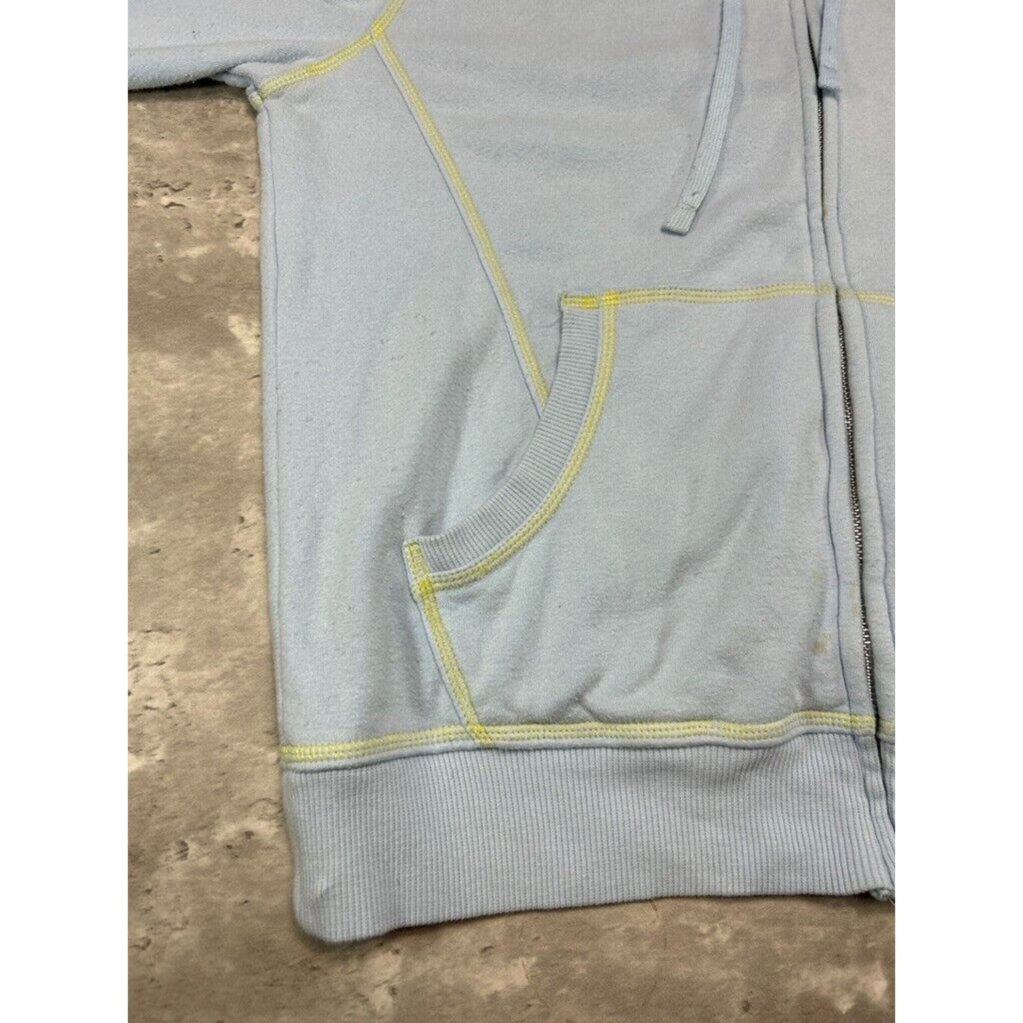 Vintage Womens Nike Embroidered Swoosh Two Tone Hooded Full Zip Sweatshirt Size Large
