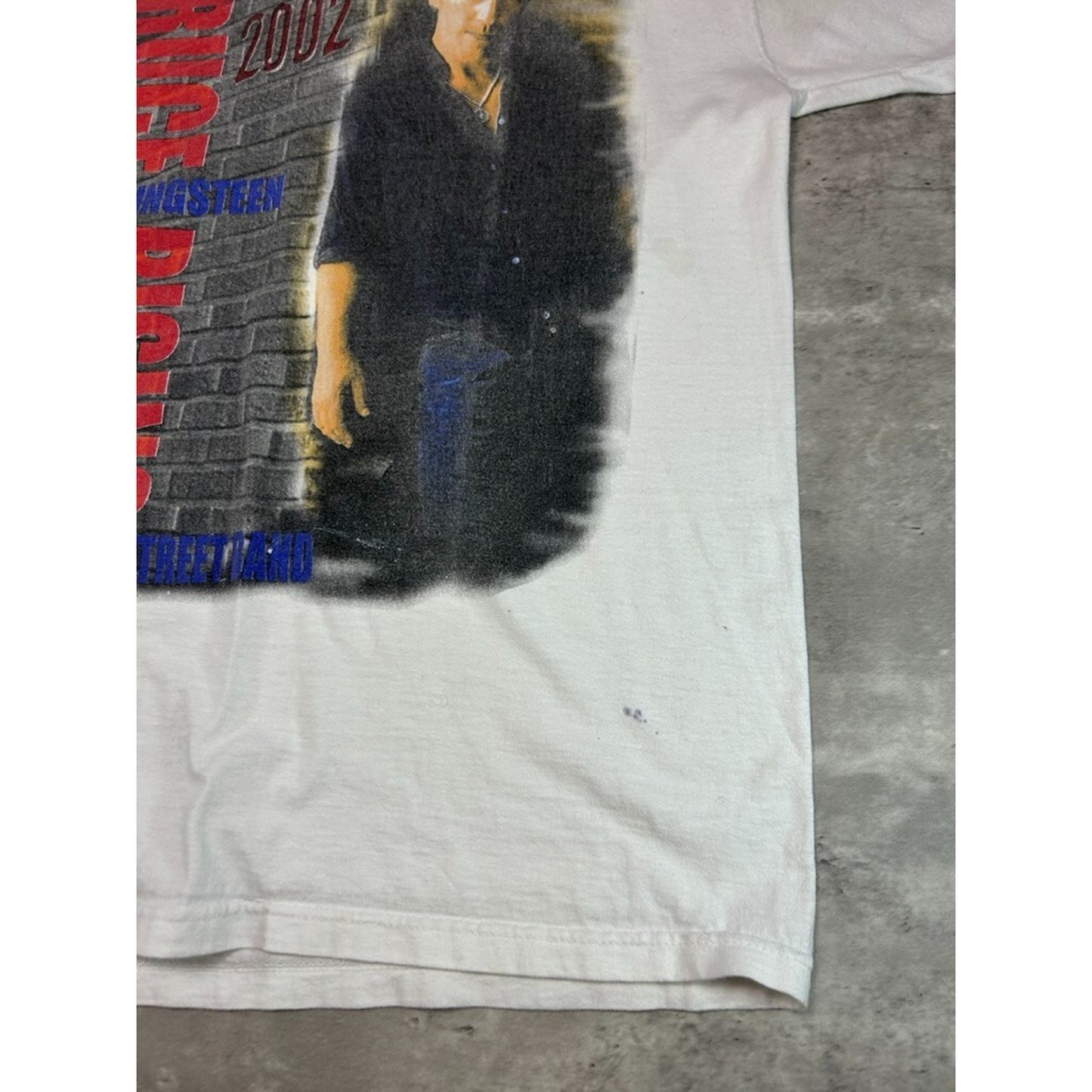 Vintage 2002 Bruce Springsteen Summer Tour Soul Music Band T-Shirt Size Large