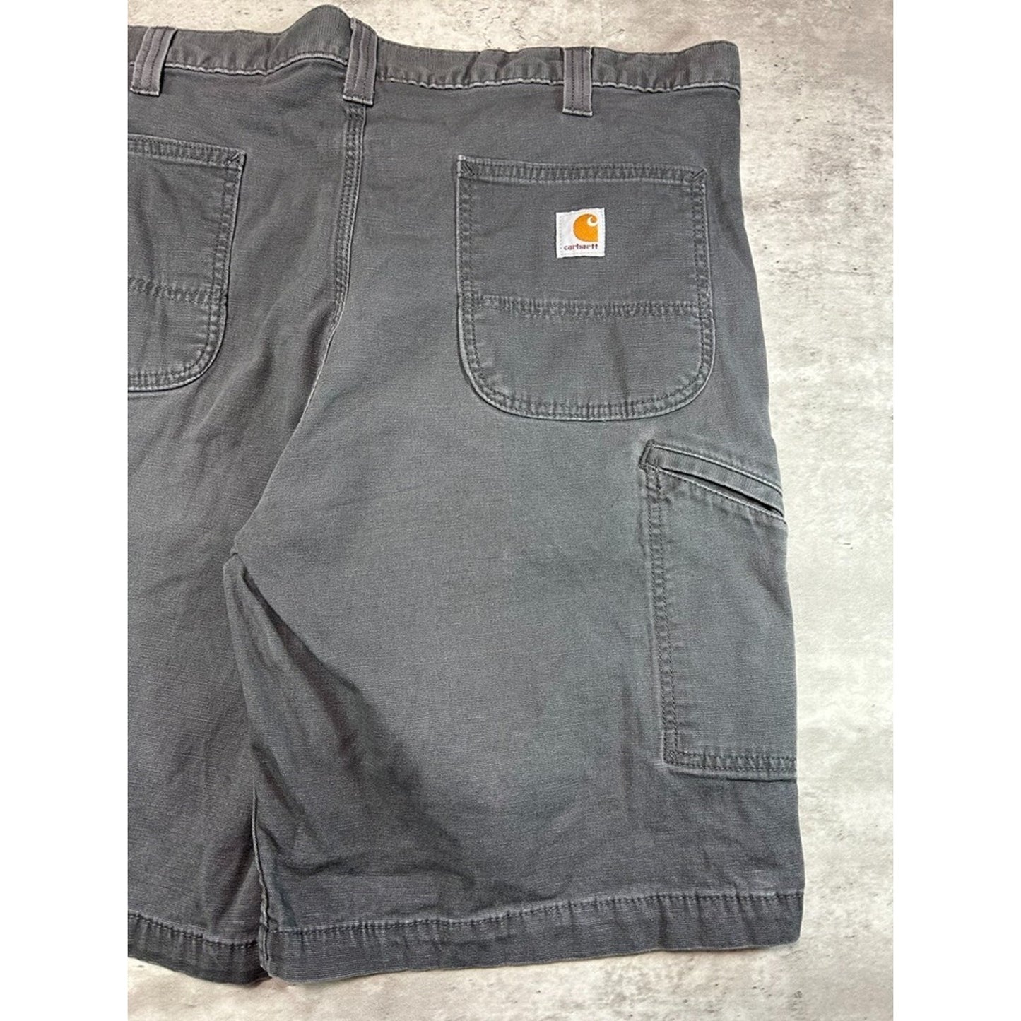 Carhartt Relaxed Fit Canvas Workwear Five Pocket Shorts Size 42 Gray