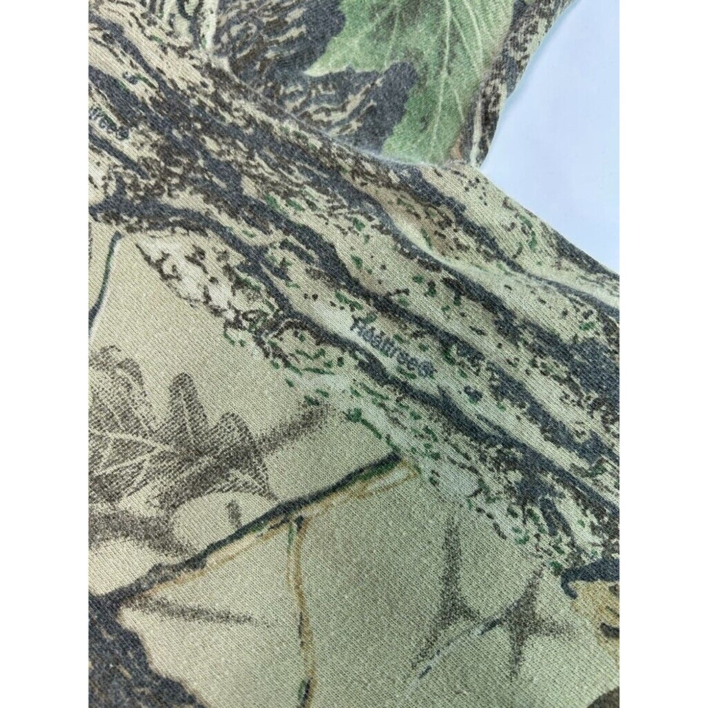 Vintage Duxbac Realtree Camo Long Sleeve Mock Neck Hunting T-Shirt Size XL