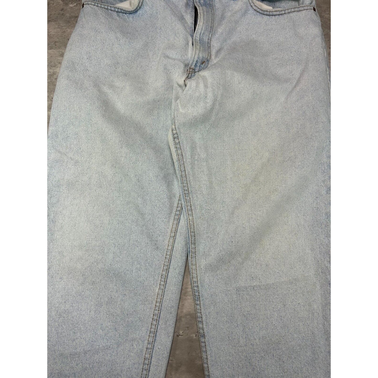 Vintage 90s Levis Red Tab Light Wash Loose Fit Denim Pants Size 38 Blue