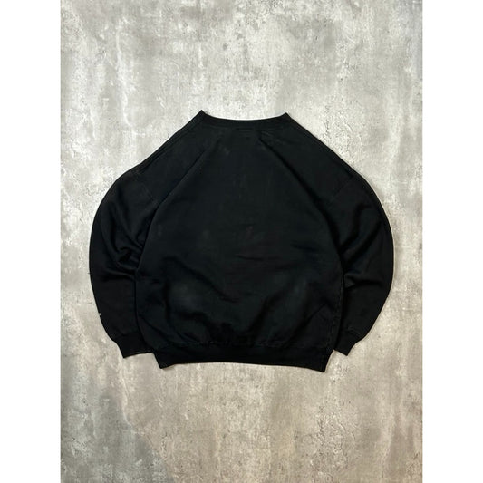 Vintage 90s Toronto Raptors NBA Big Graphic Starter Sweatshirt Size Large Black