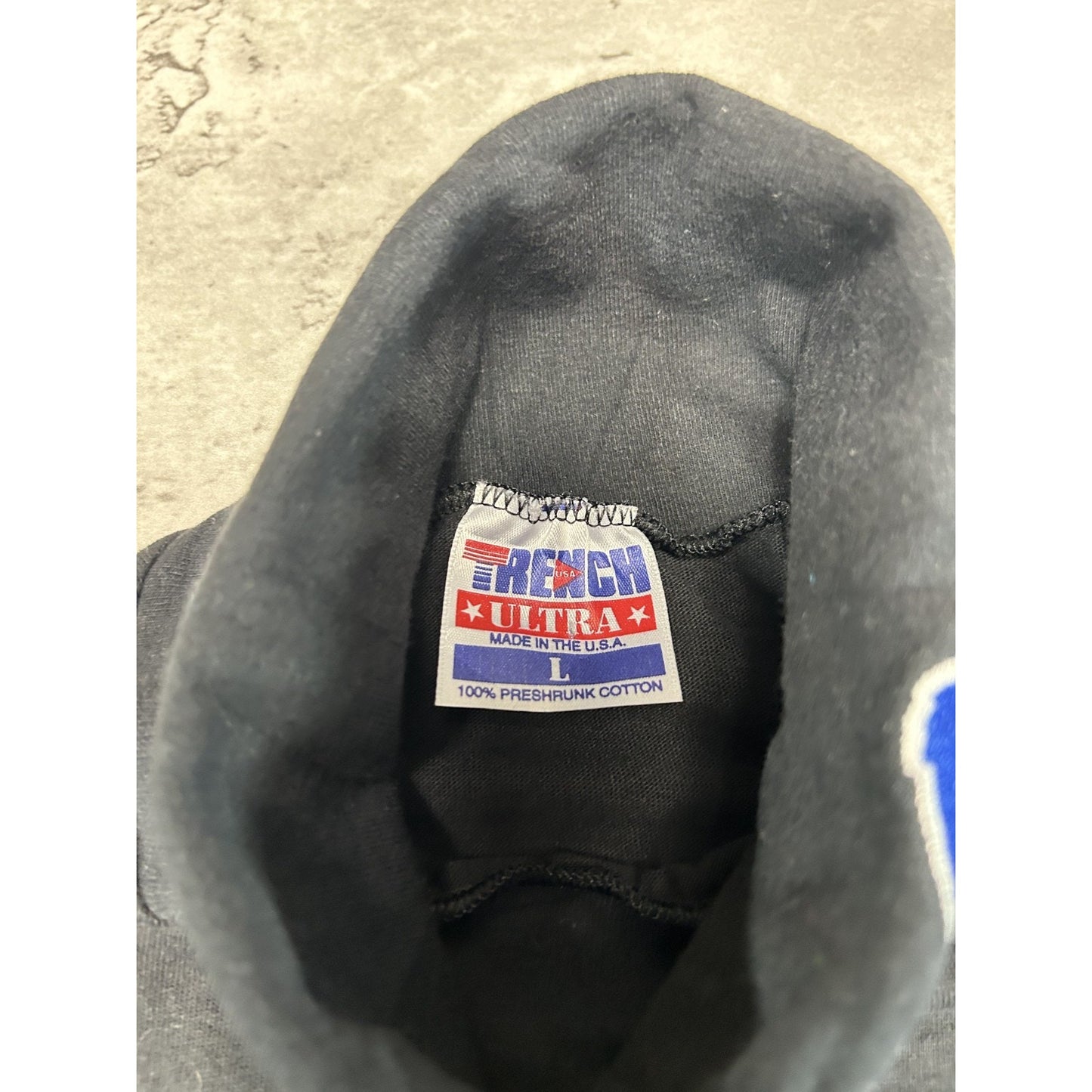 Vintage 90s Buffalo Bills NFL Embroidered Logo Turtle Neck T-Shirt Size Large