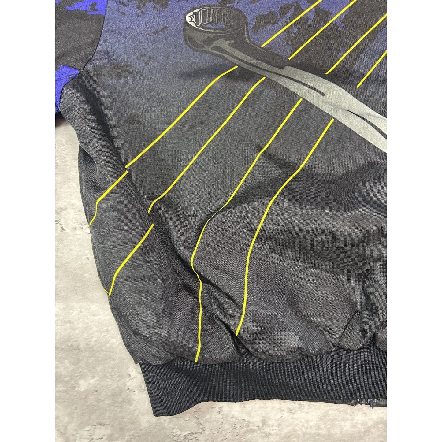 Vintage 90s Snap On Racing All Over Print Full Zip Nylon Jacket Size XL