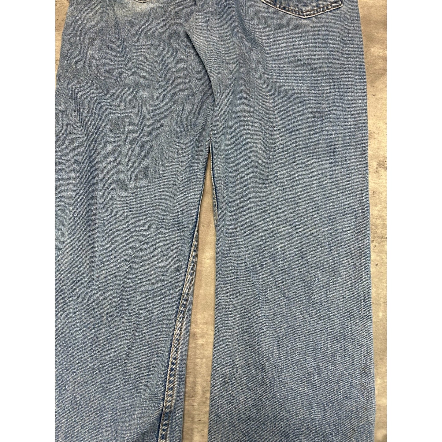 Vintage 90s Levis 505 Red Tab Straight Leg Light Wash Denim Pants Size 31