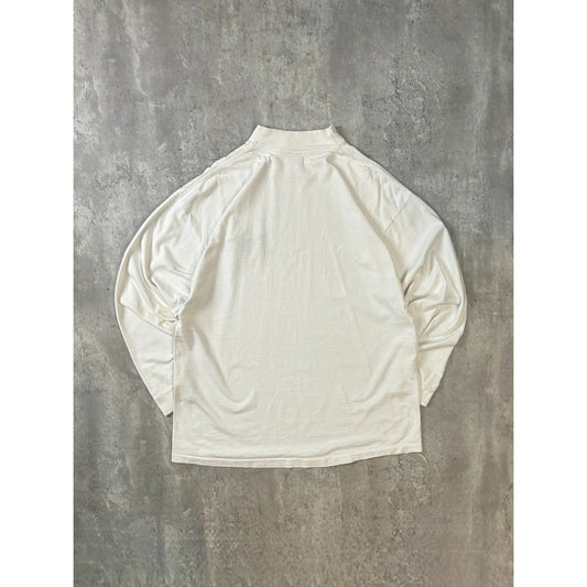 Vintage 90s Seattle Seahawks NFL Embroidered Logo Mock Neck T-Shirt Size XL