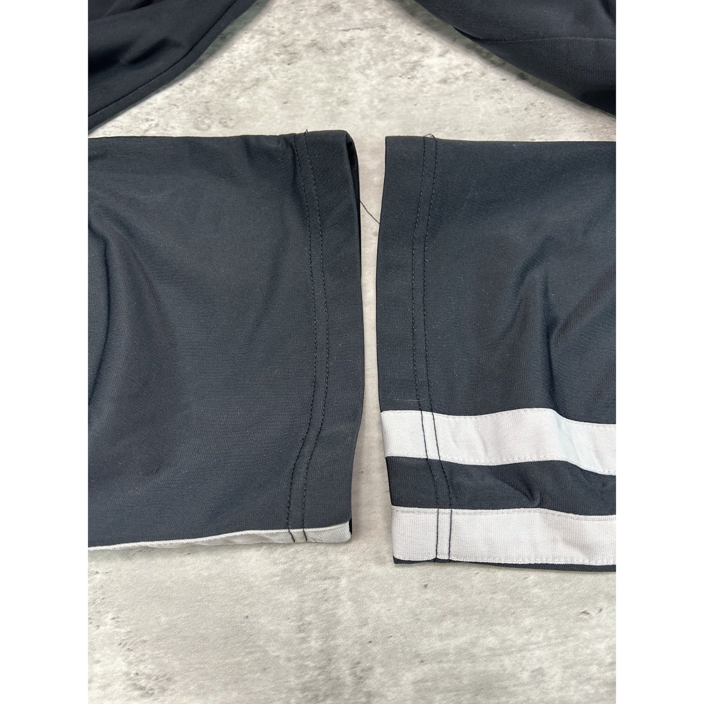 Vintage Y2K Reebok Embroidered Logo Nylon Track Pants Size XL Black