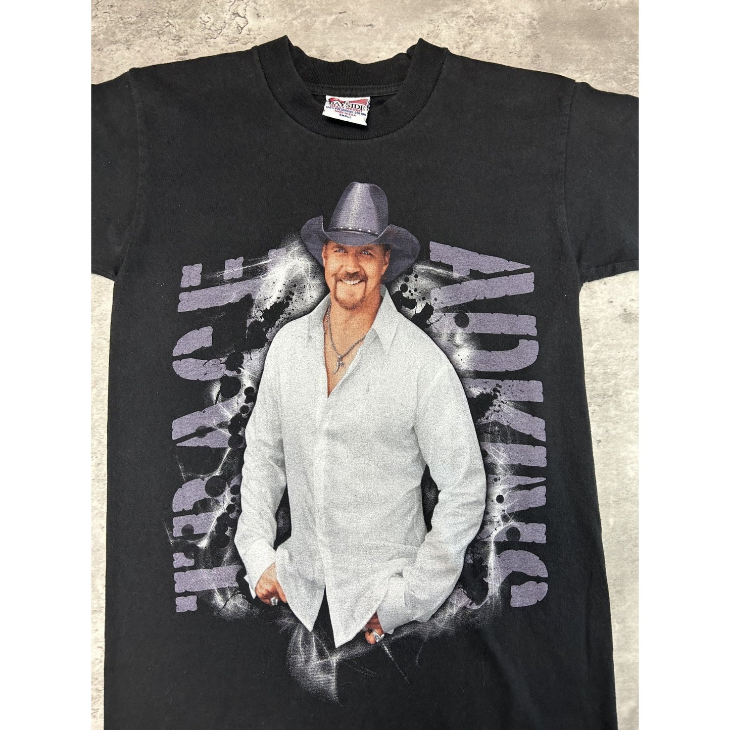 Trace Adkins Country Music Portrait Graphic Country Music Tour T-Shirt Sz Small