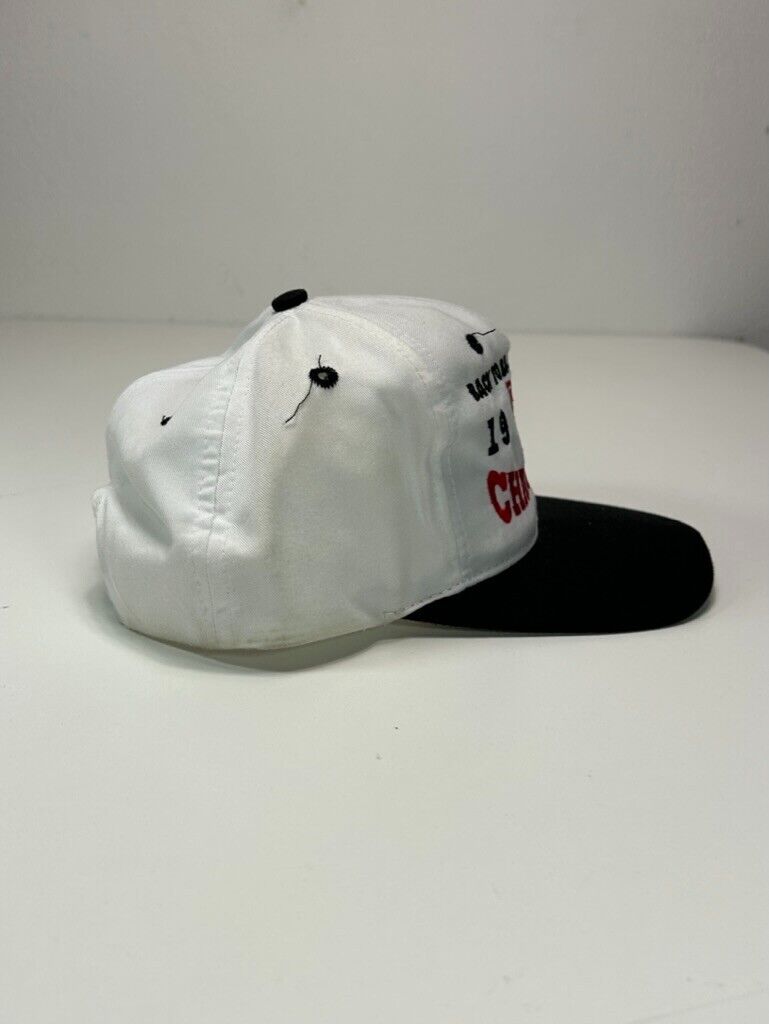 Vintage 1995 Cornhuskers NCAA Football Back To Back Champs Snapback Hat OSFA