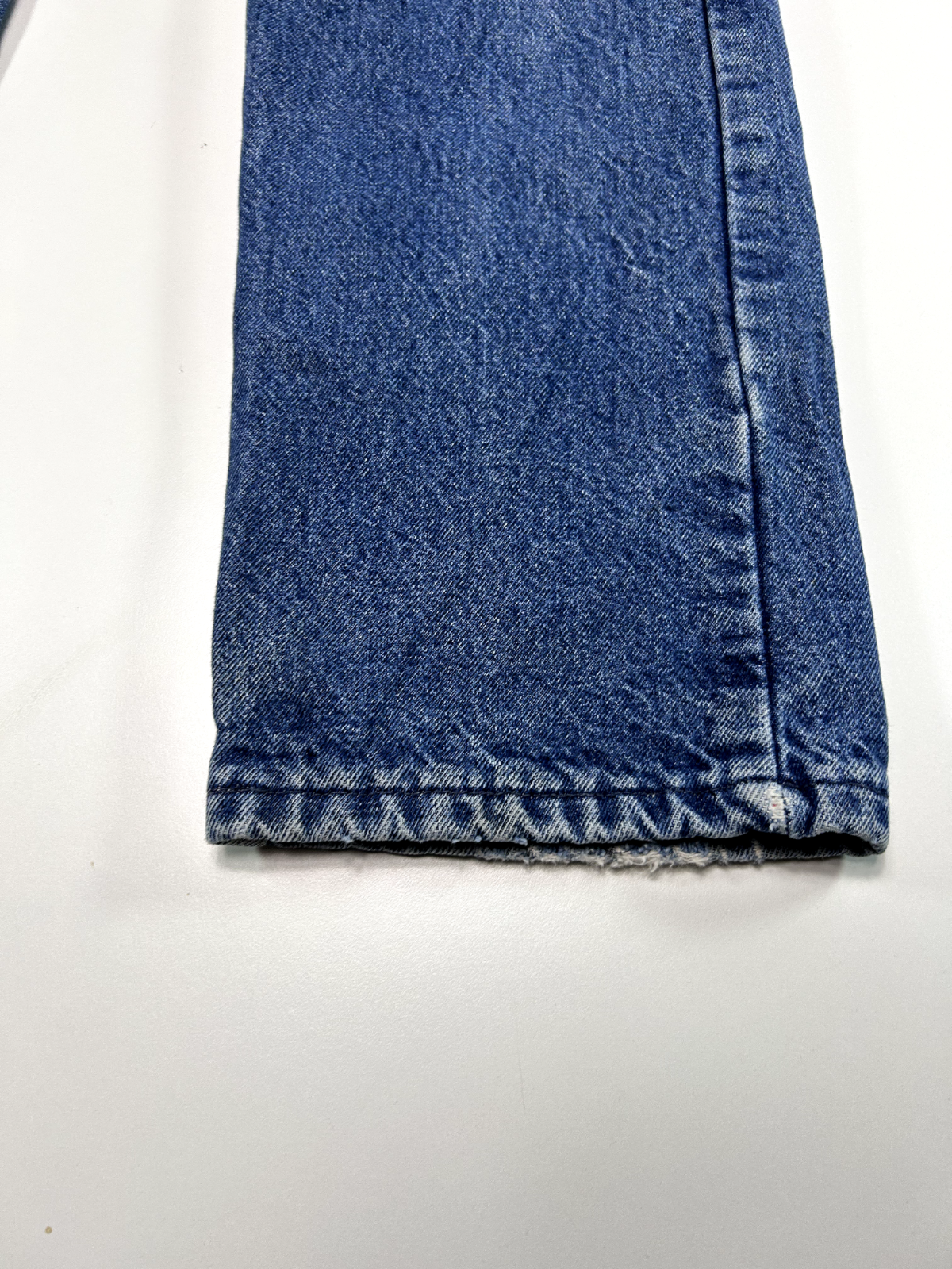 Vintage Carhartt Plaid Lined Dark Wash Denim Work Wear Pants Size 34W Blue