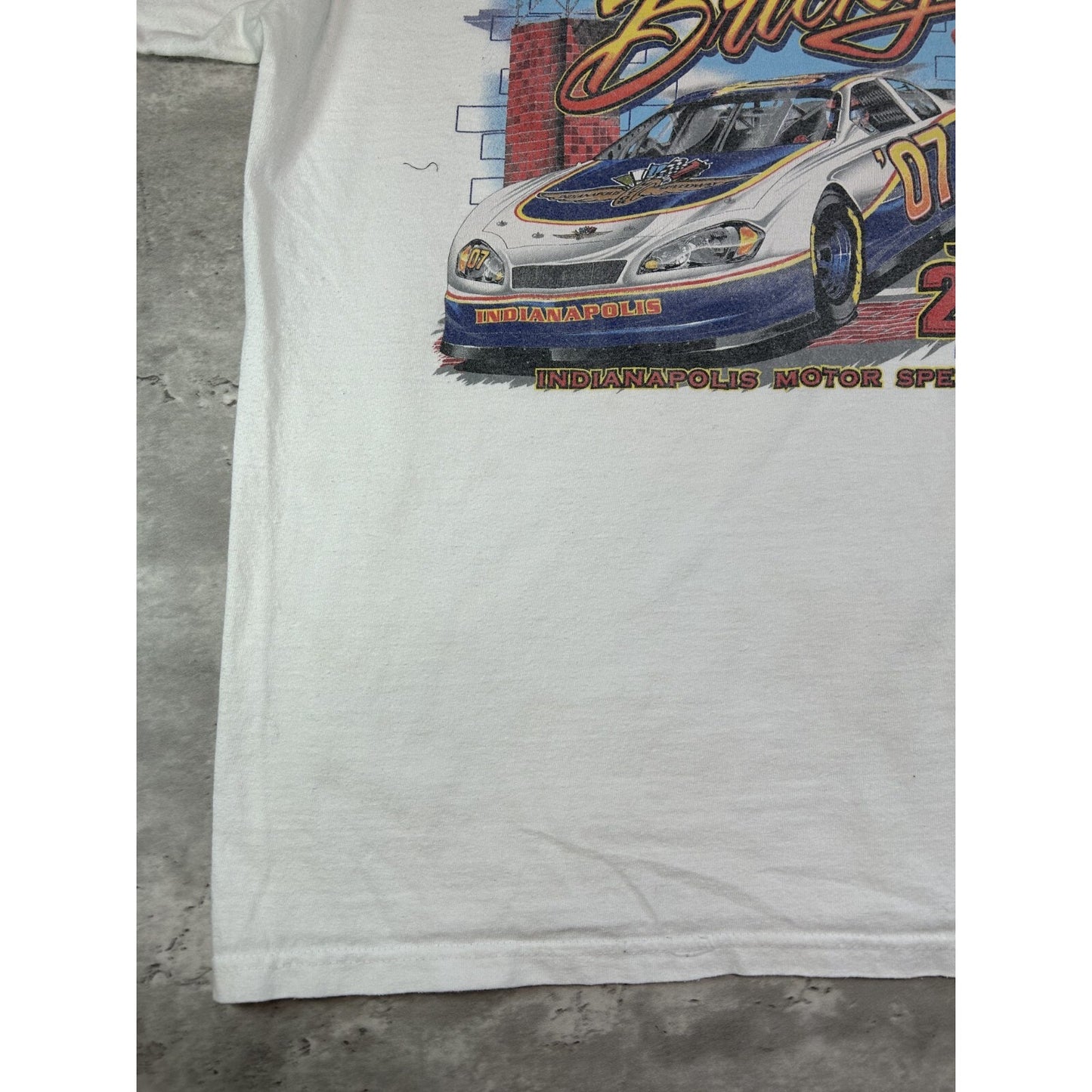 Allstate 400 At The Brickyard Indianapolis Speedway Graphic T-Shirt Size Large