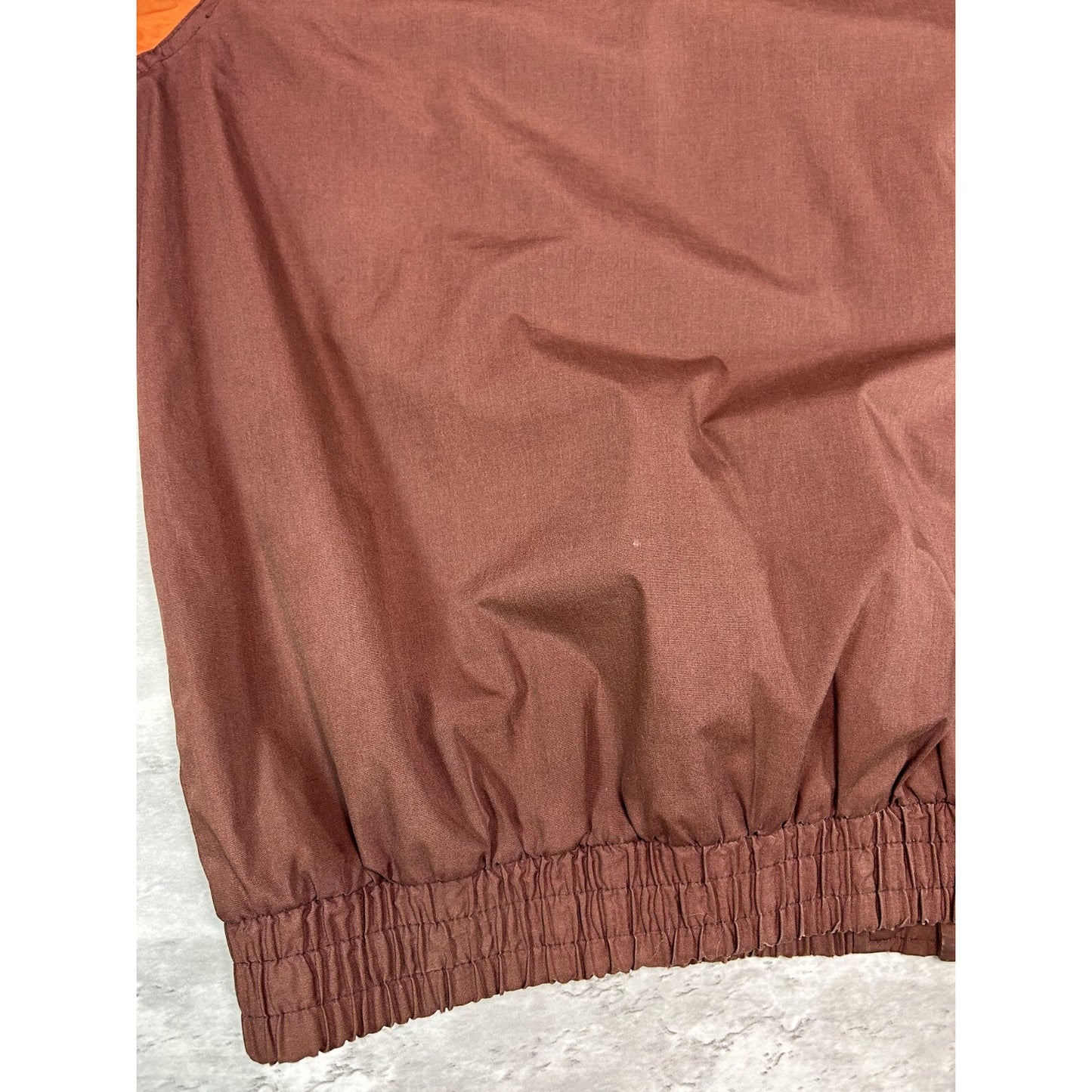 Vintage 90s Cleveland Browns NFL Embroidered Spellout Nylon Bomber Jacket Sz XXL