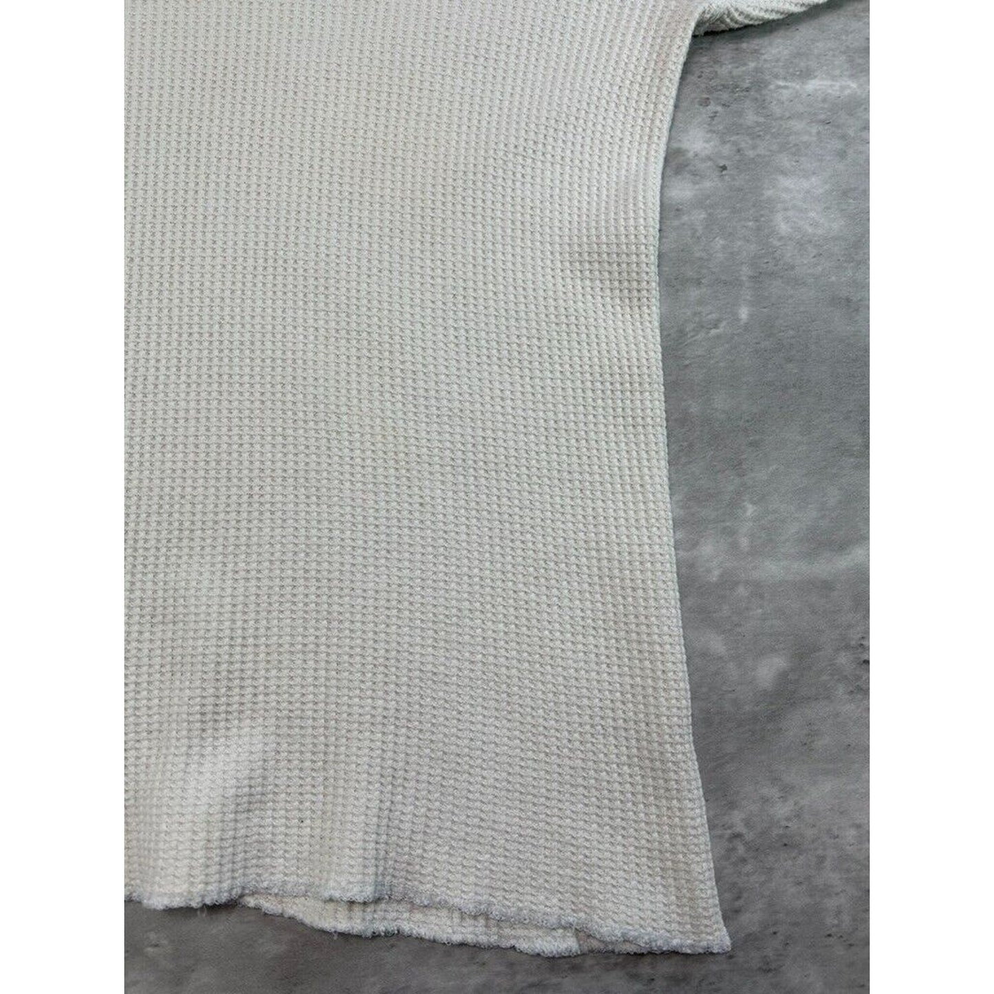 Vintage 1970s J.E. Morgan Blank Thermal Print Long Sleeve T-Shirt Size Medium