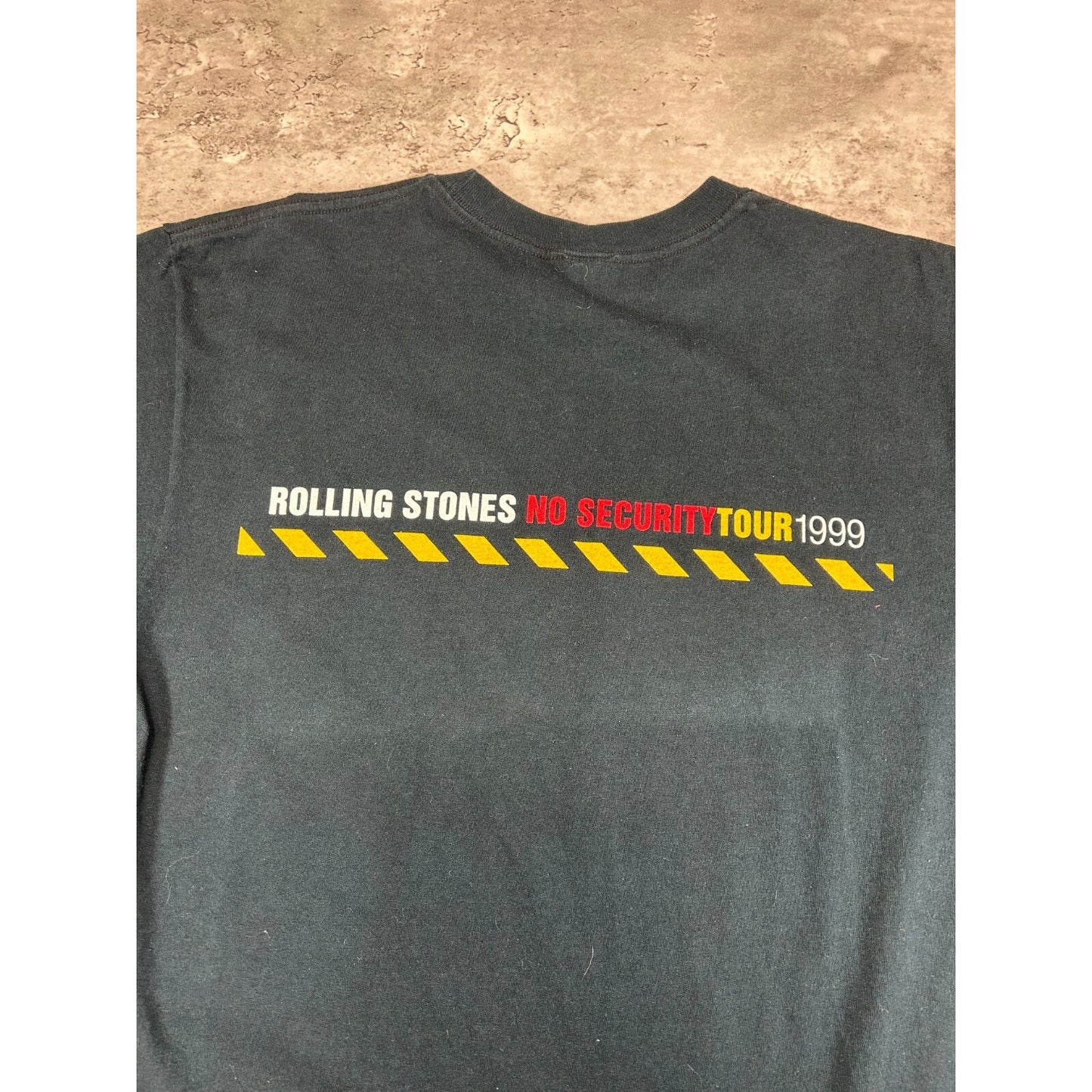 Vintage 1999 The Rolling Stones No Security Tour Rock Music Band T-Shirt Size Large