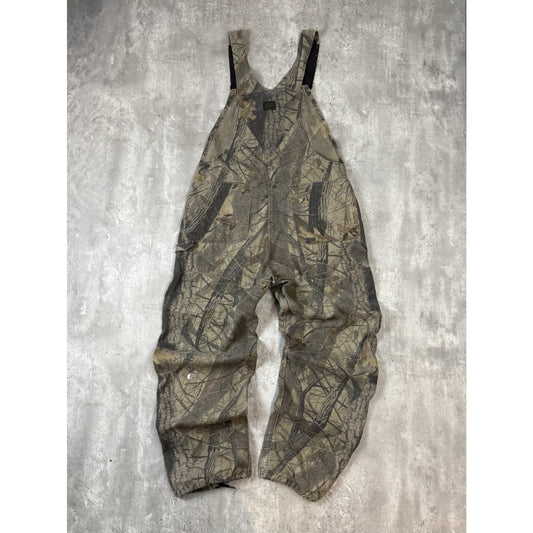 Vintage 80s/90s Liberty Tree Camo Hunting Overalls Size 42