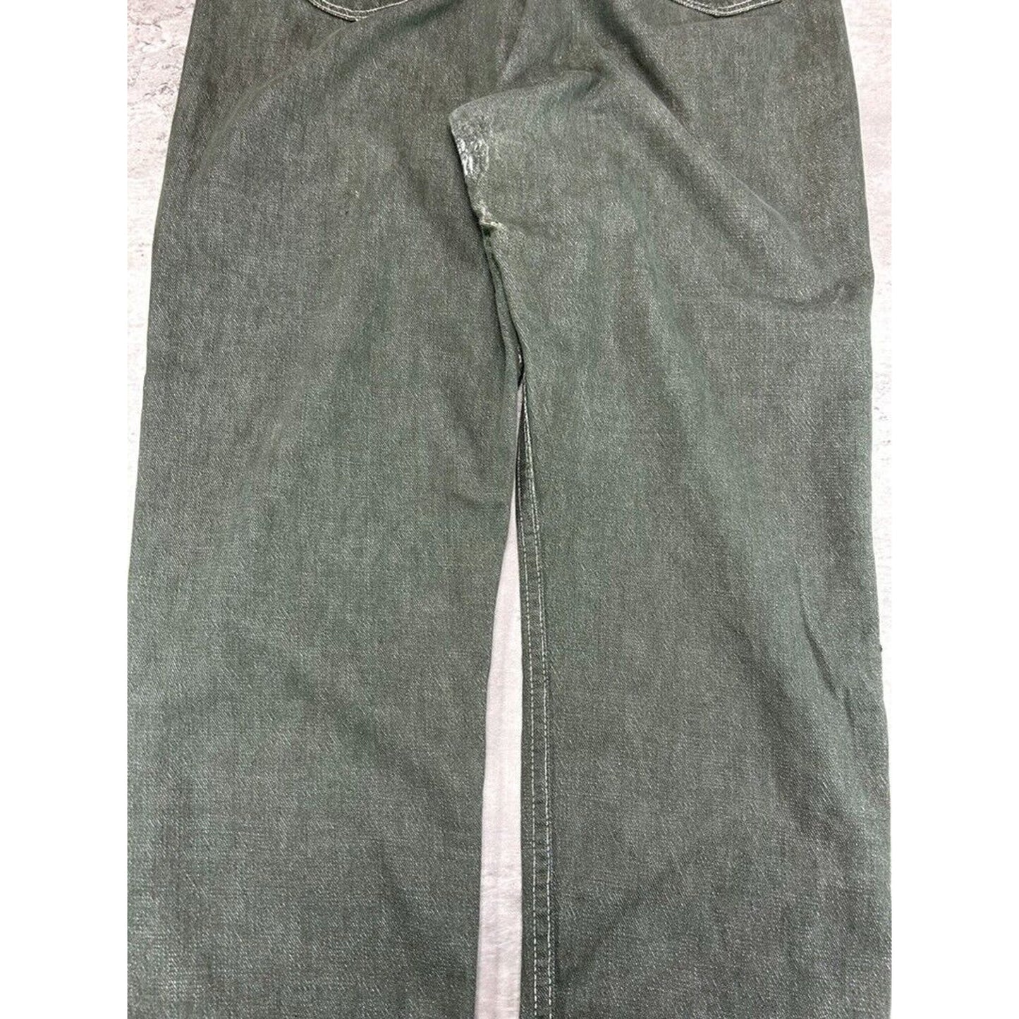 Vintage 1960s Wrangler Western Denim Trouser Pants Size 30 Green