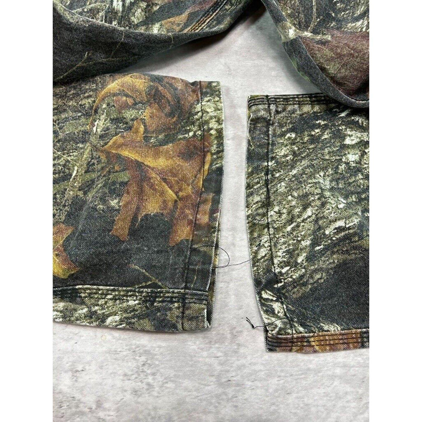 Vintage Wolf Mountain Mossy Oak Break Up Hunting Camo Cargo Pants Size 41