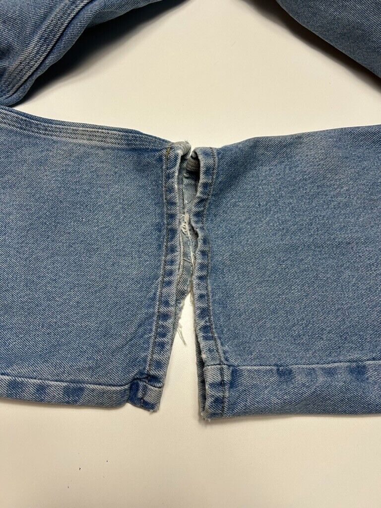 Vintage Carhartt Relaxed Fit Medium Wash Denim Workwear Pants Size 38
