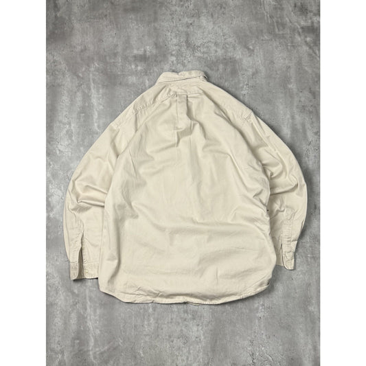 Vintage Polo Ralph Lauren Embroidered Pony Long Sleeve Button Up Shirt Sz XXL