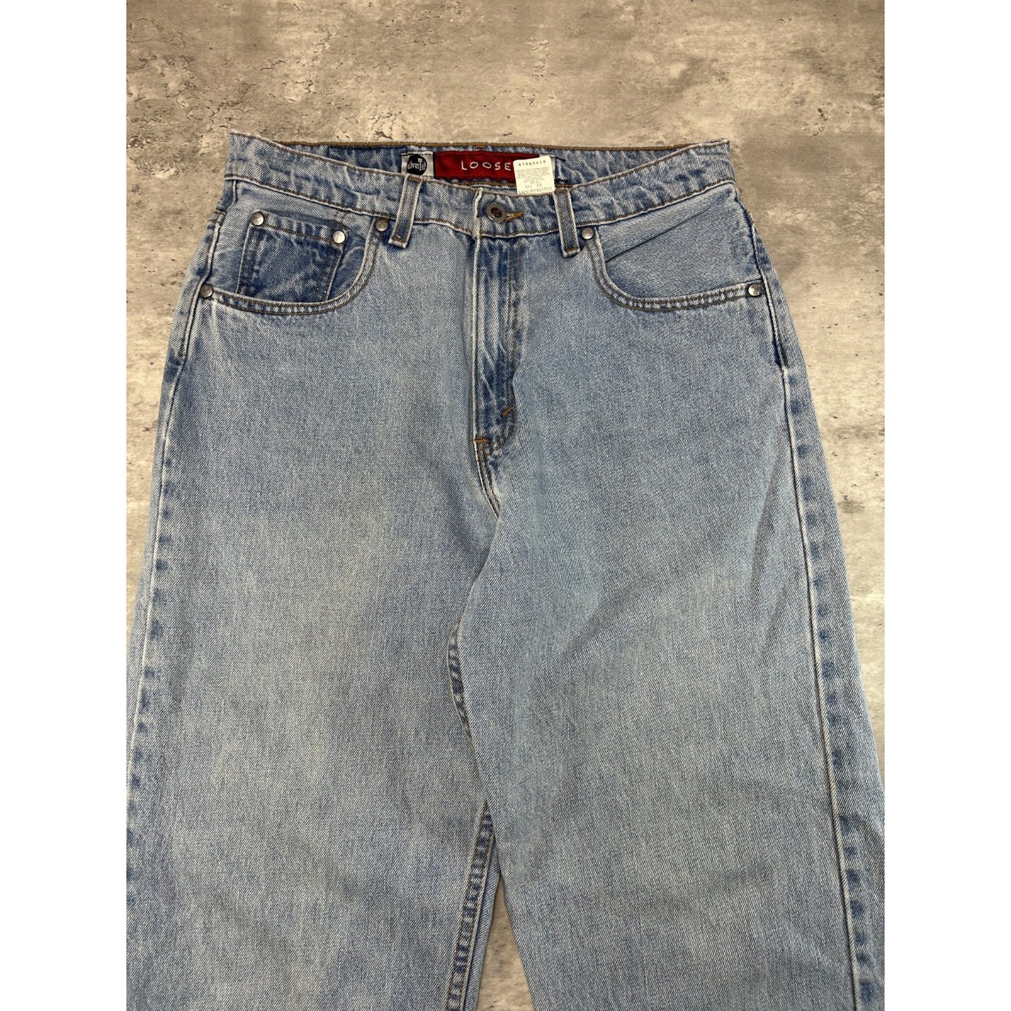 Vintage 90s Levis Silvertab Loose Fit Light Wash Denim Pants Size 30 Blue