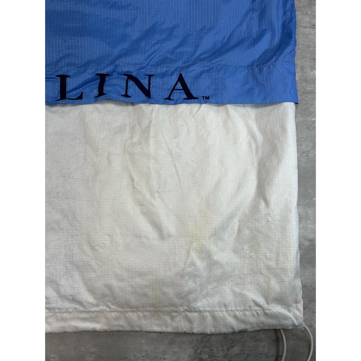 Vintage 90s UNC Tarheels NCAA Embroidered Starter Nylon Windbreaker Jacket Sz XL