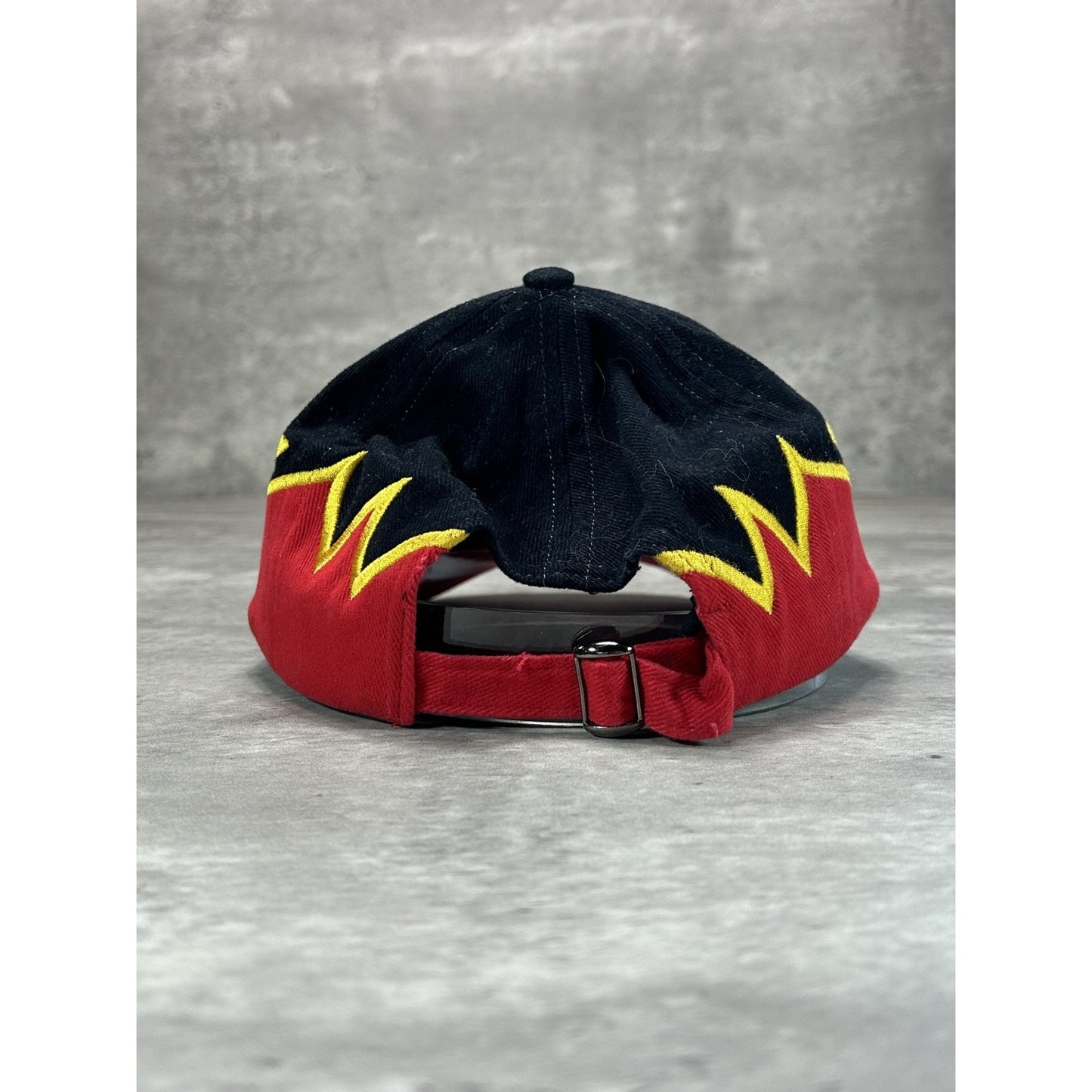 Vintage Monroe Embroidered Spellout Abstract Stitch Strapback Hat OSFA