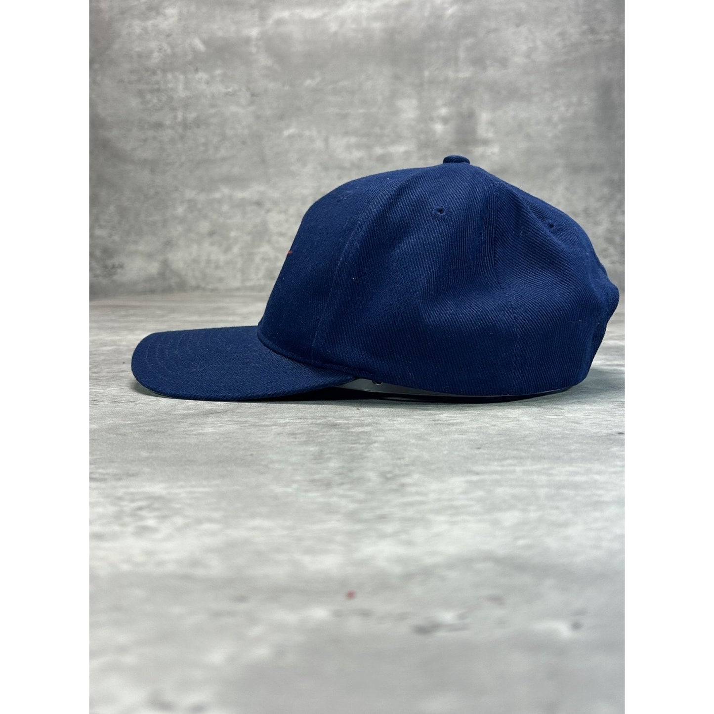 Vintage 90s Nike Embroidered Swoosh Snapback Hat OSFA Blue