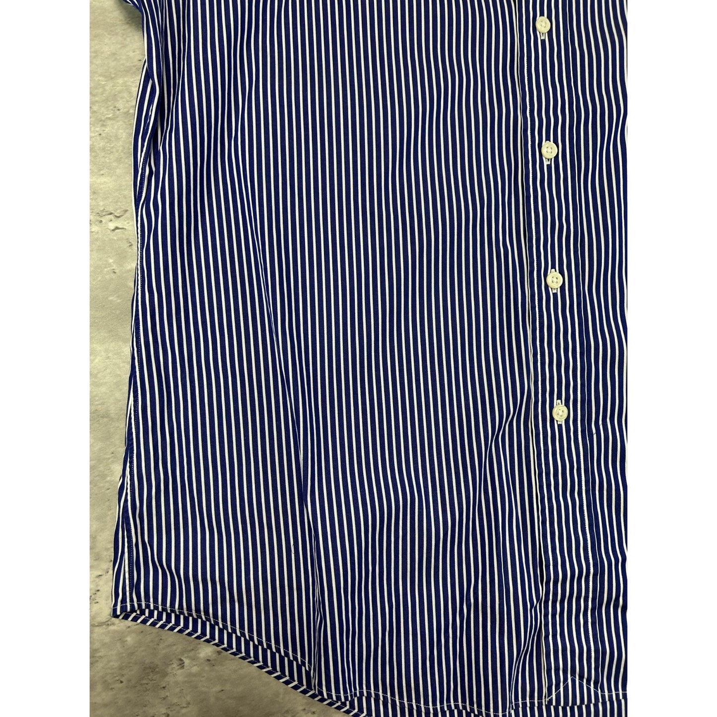 Vintage Polo Ralph Lauren Striped Print Long Sleeve Button Up Shirt Size XL