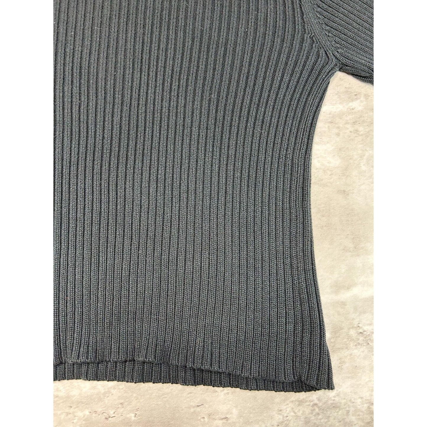 Unioin Bay Ribbed Pull Over Turtle Neck Knit Sweater Size XL Black