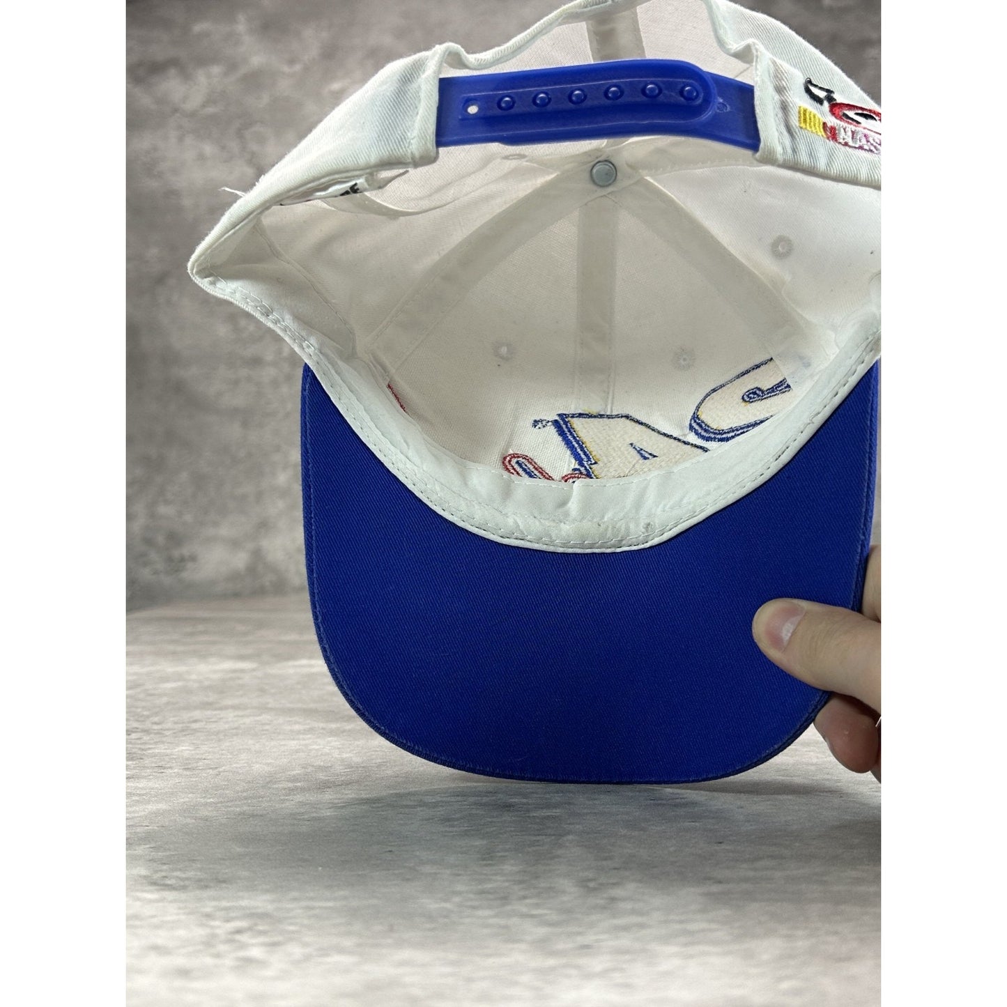 Vintage 90s Jeff Gordon #24 Nascar Racing Embroidered Spellout Snapback Hat OSFA