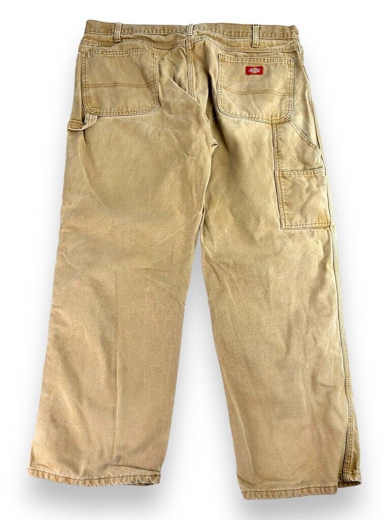 Vintage Dickies Canvas Work Wear Carpenter Pants Size 40W Beige