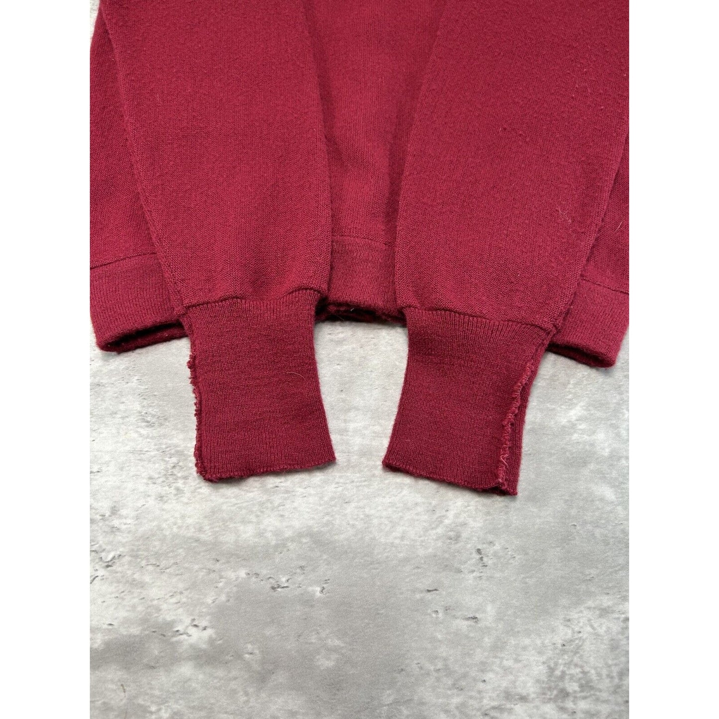 Vintage 1980s Izod Lacoste Embroidered Logo Cardigan Knit Sweater Size Medium