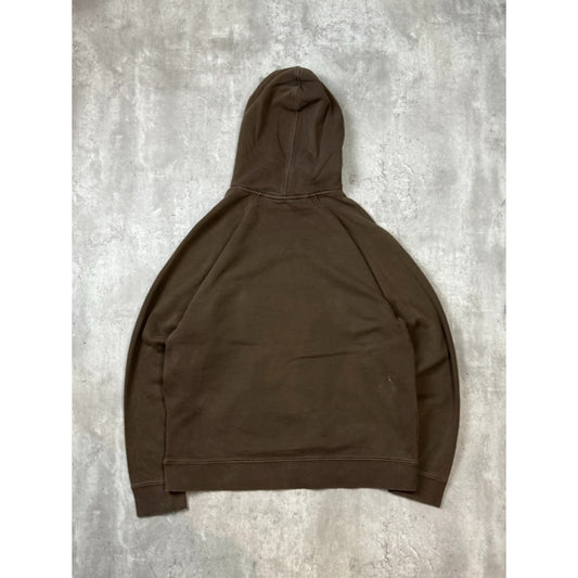 Vintage 2000s Nike Embroidered Swoosh Pullover Hooded Sweatshirt Size Large