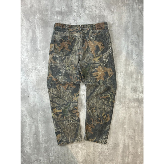 Vintage Wrangler Tree Camo Double Knee Hunting Pants Size 36