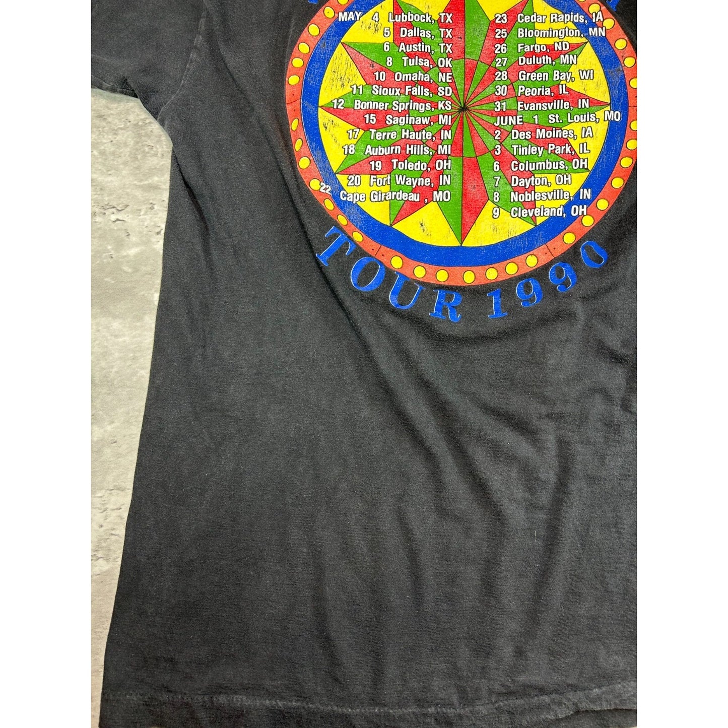 Vintage 1990 Slaughter Stick It To Ya Tour Rock Music Band T-Shirt Size Large
