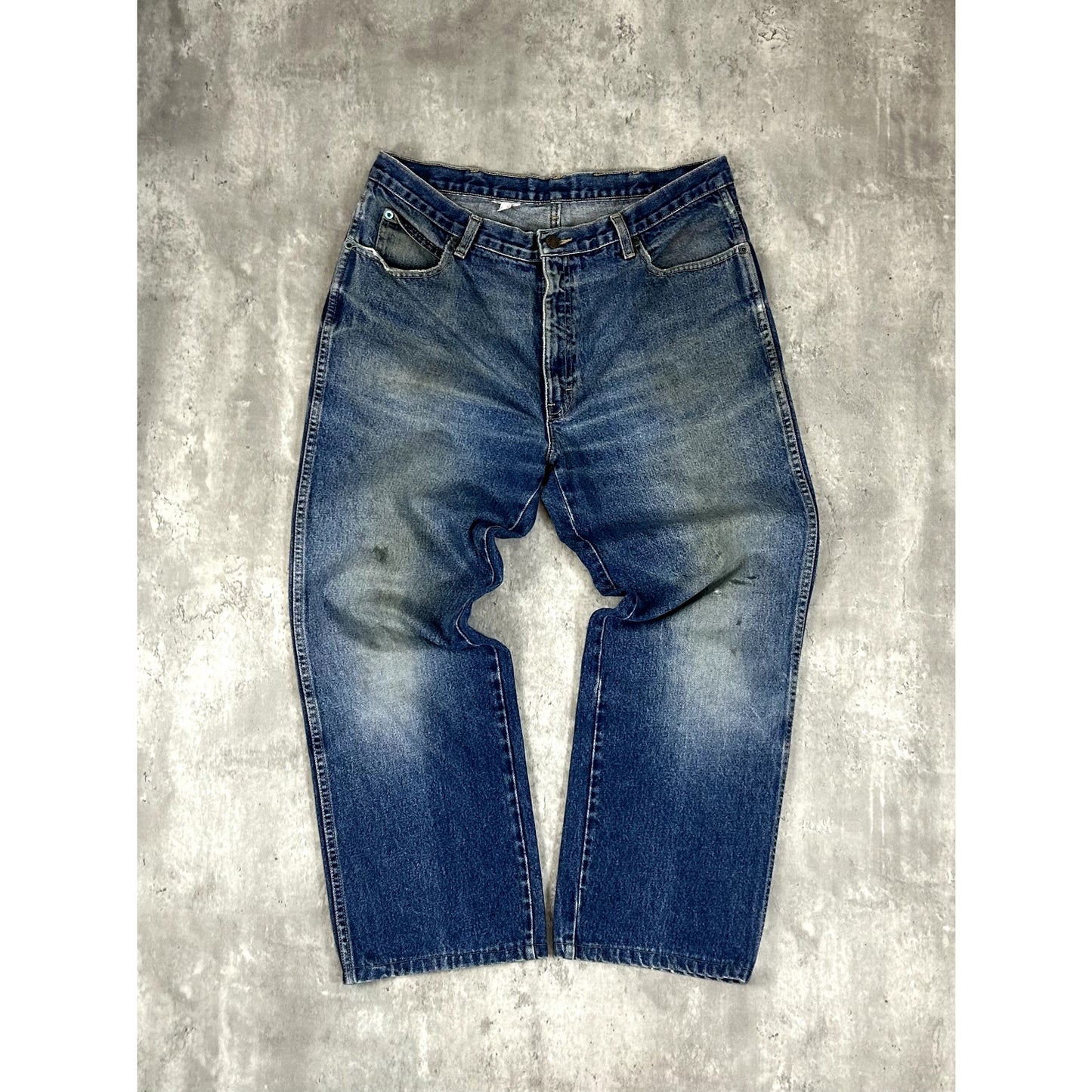 Vintage Calvin Klein Dark Wash Denim Pants Size 36 Blue
