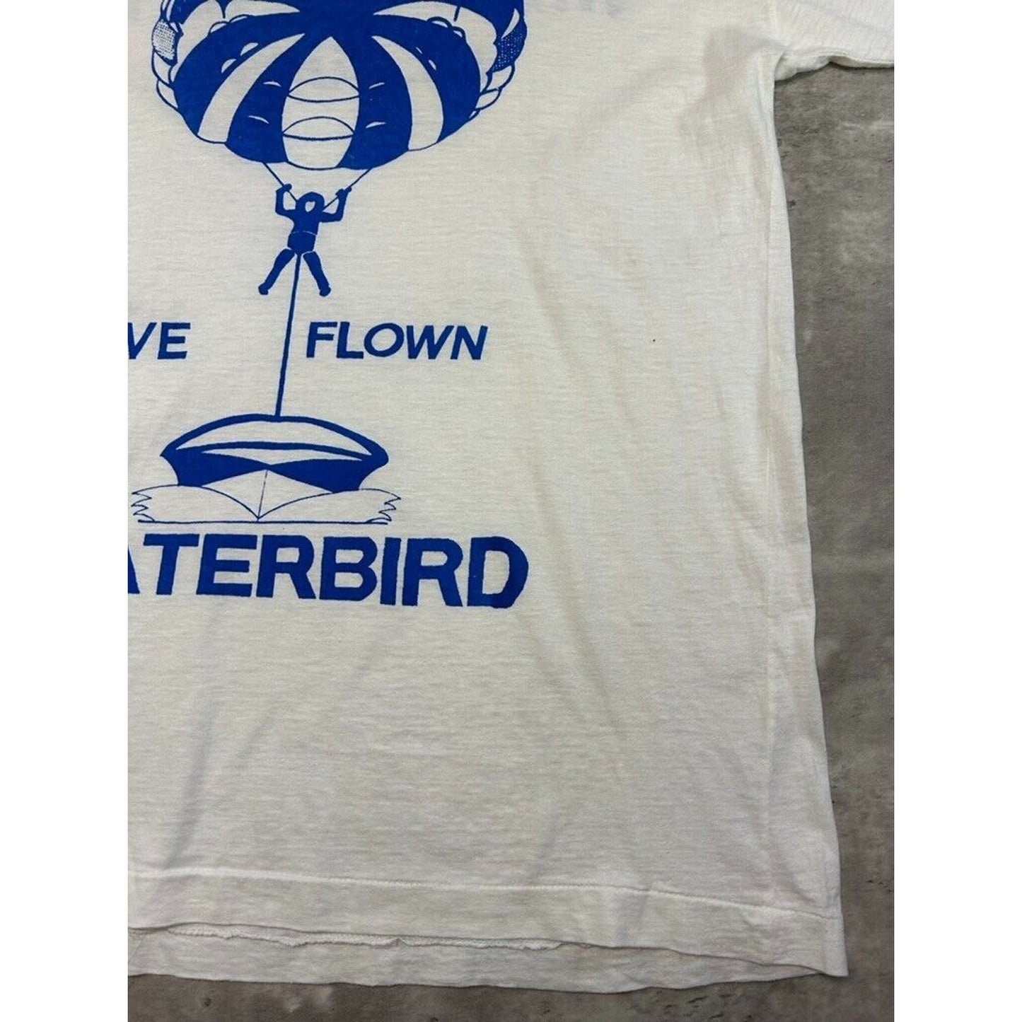 Vintage 1980s I've Flown To Waterbird Parasailing Destination T-Shirt Size Medium