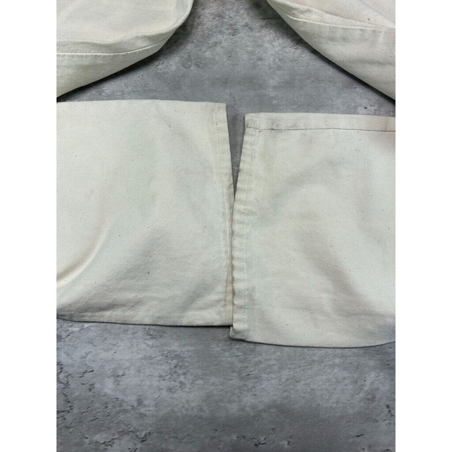 Vintage Dickies Canvas Workwear Painters Pants Size 38 Cream