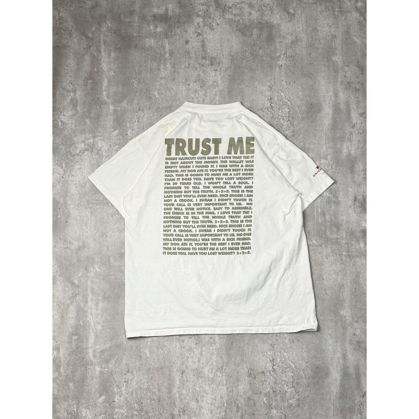 Vintage 1996 Liar Liar Jim Carrey Movie Promo Spellout Graphic T-Shirt Sz XL