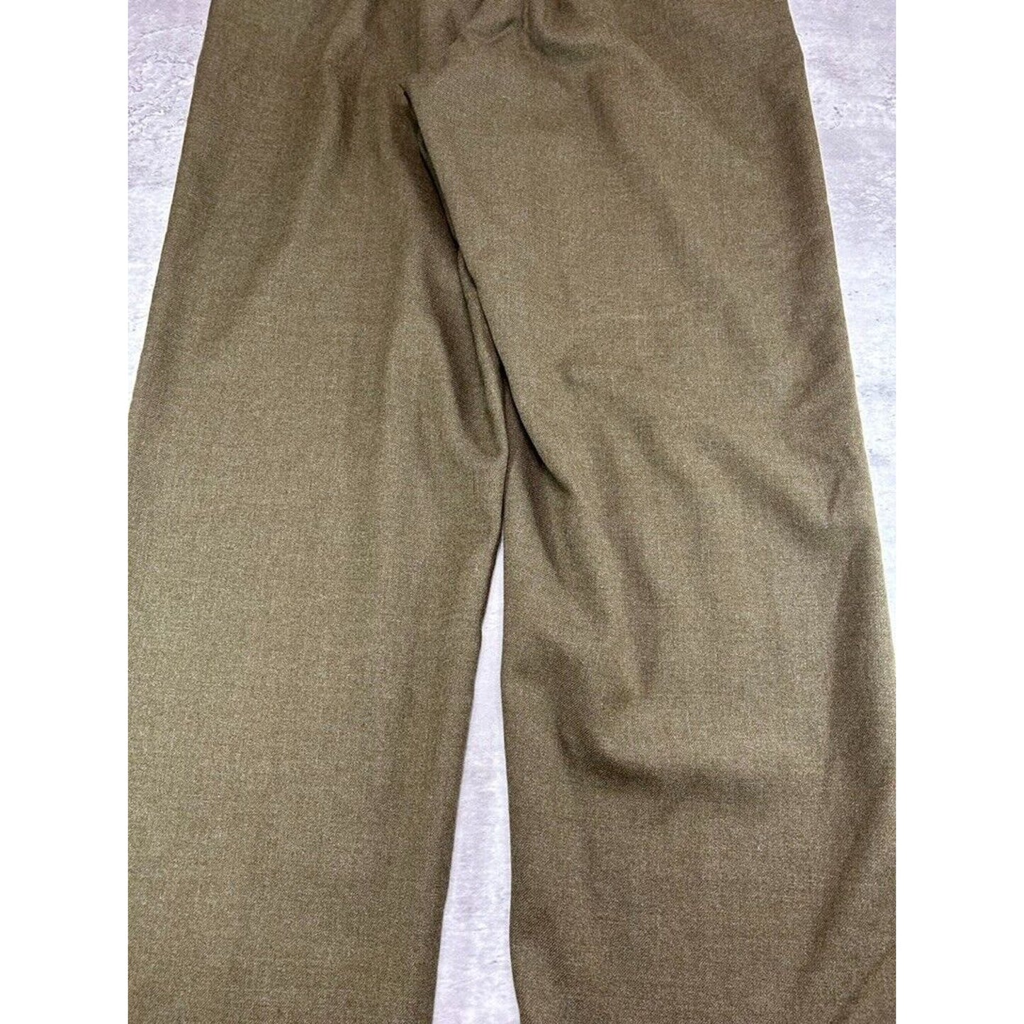Vintage 1950s Wool Army Trouser Style Slack Pants Size 31