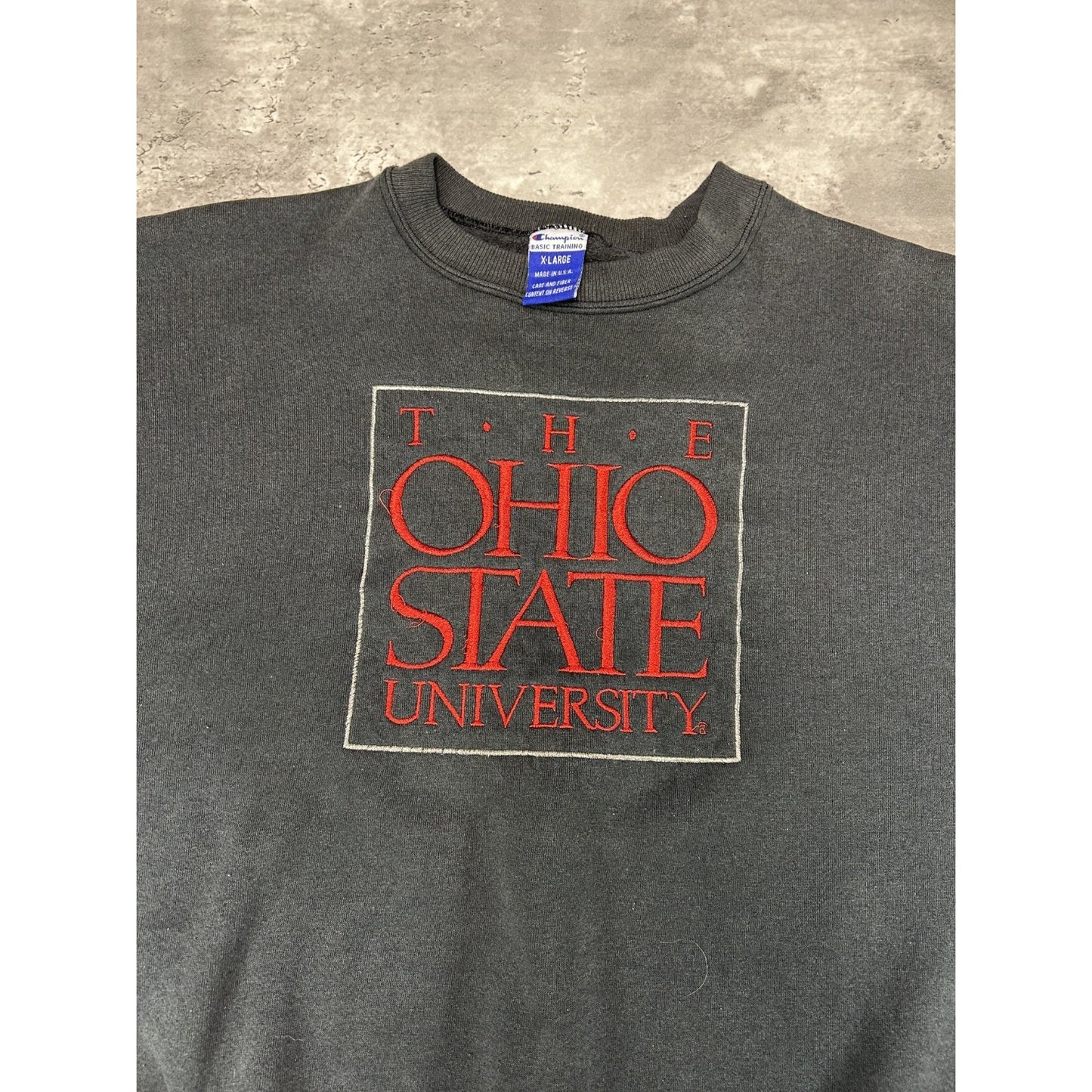 Vintage 90s Ohio State Buckeyes NCAA Collegiate Champion Sweatshirt Size XL