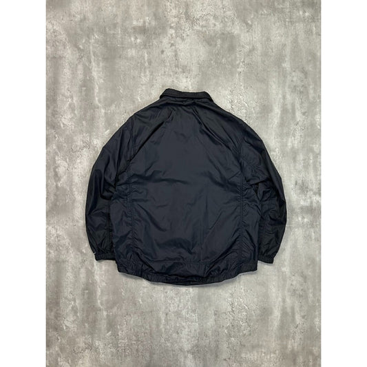 Vintage 2000s Nike Embroidered Swoosh Nylon Full Zip Windbreaker Jacket Medium