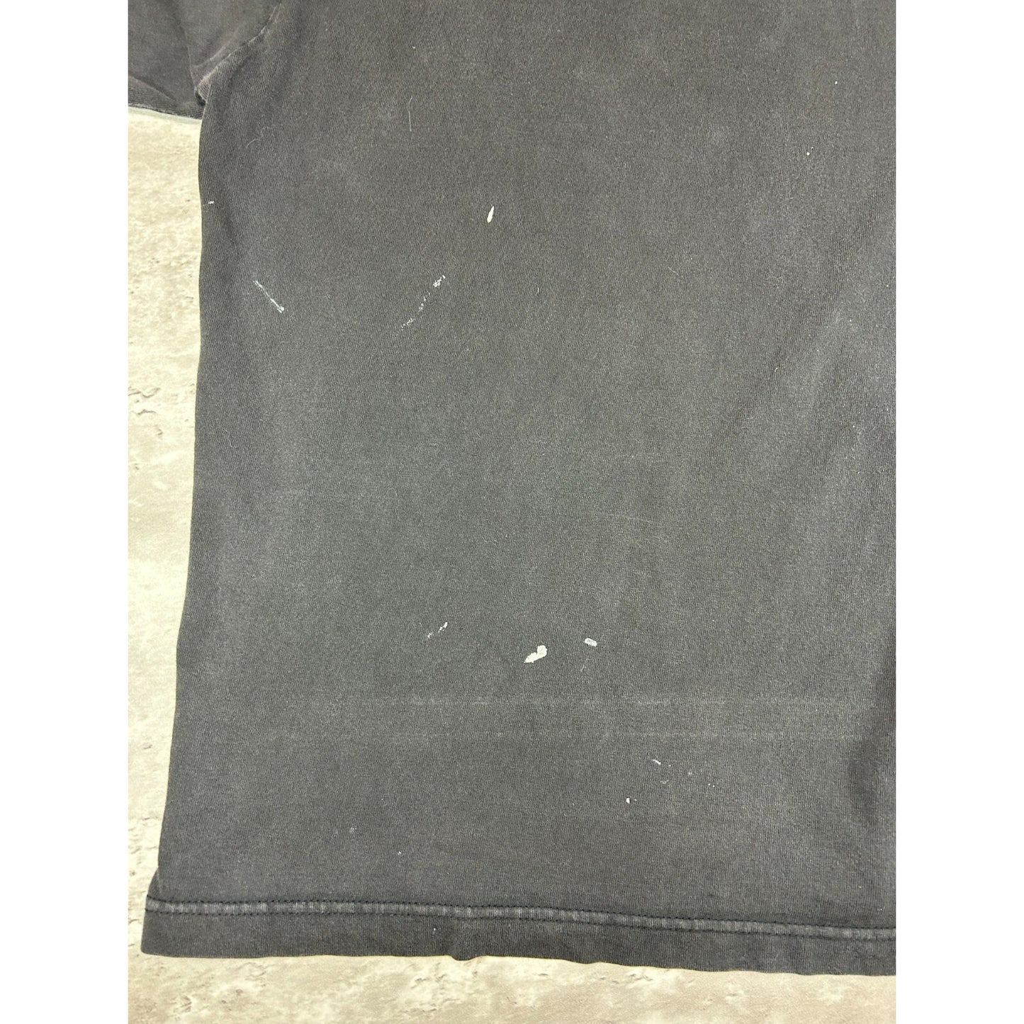 Vintage 80s/90s Distressed Blank Pocket T-Shirt Size Medium Black