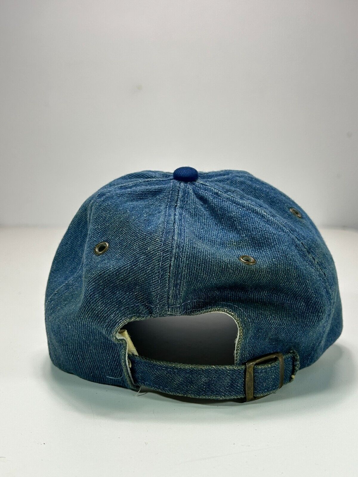 Vintage 2000 Looney Tunes Tweety Embroidered Denim Strapback Hat OSFA
