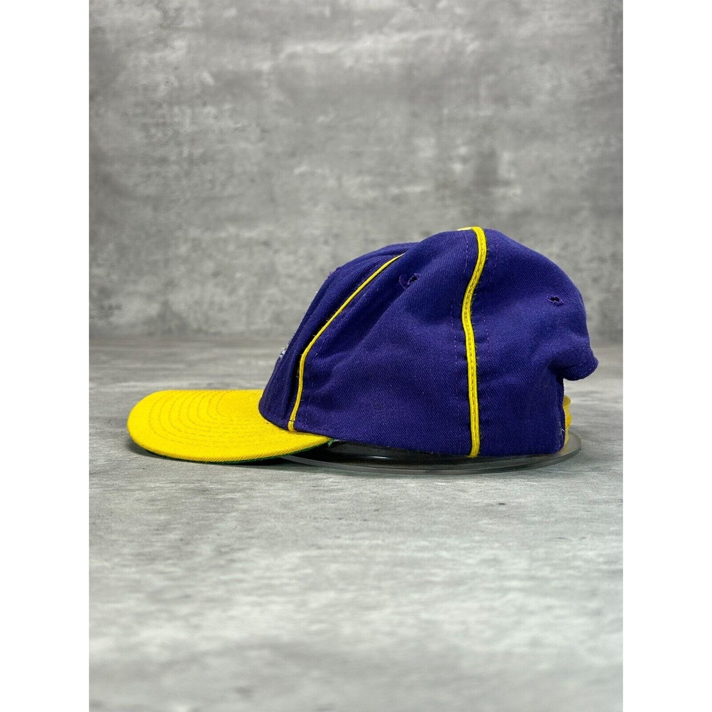 Vintage 90s LSU Tigers NCAA Embroidered Collegiate Snapback Hat YOUTH OSFA